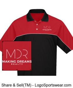 Tri-Mountain Men's Shirt, 2 logos Design Zoom